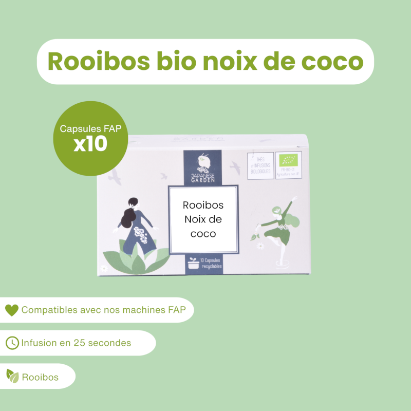 Capsule de Rooibos bio noix de coco