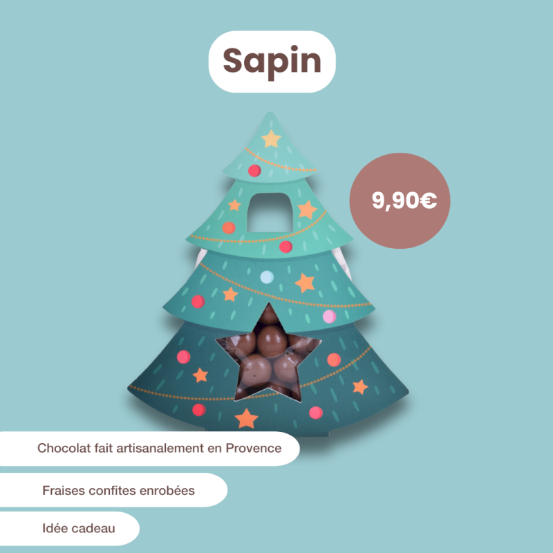 Sapin de Noël avec ses billes gourmandes