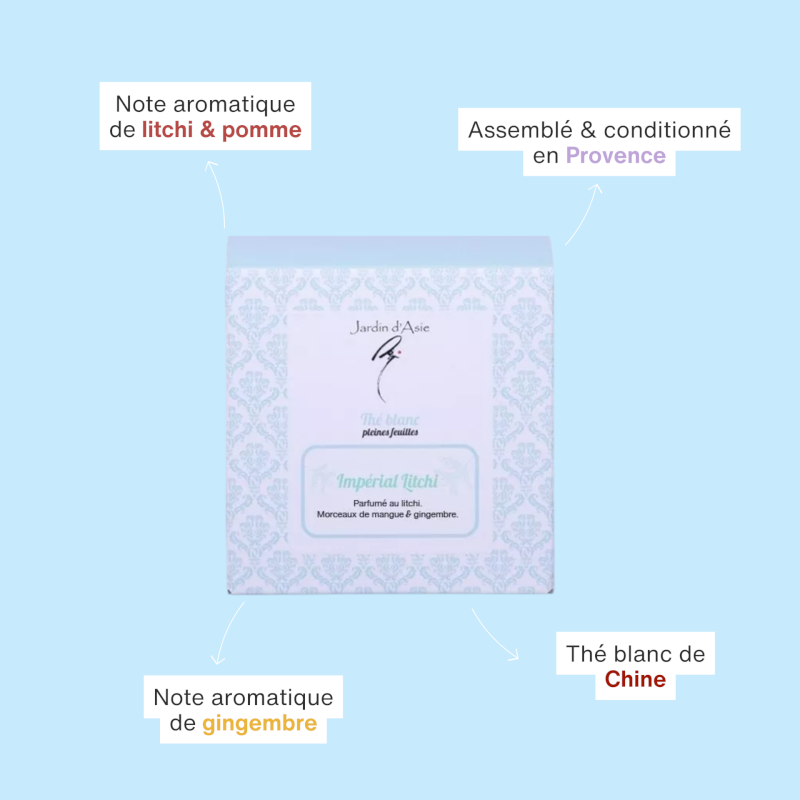 Thé blanc Impérial litchi