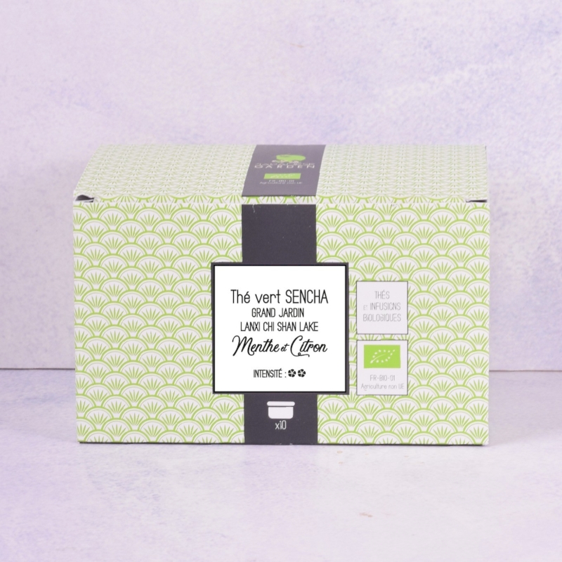 Capsule de thé vert bio Menthe Citron
