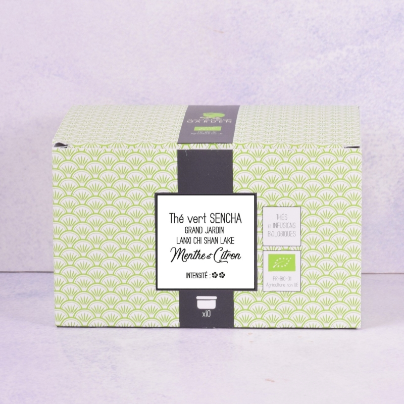 Capsule de thé vert bio Menthe Citron