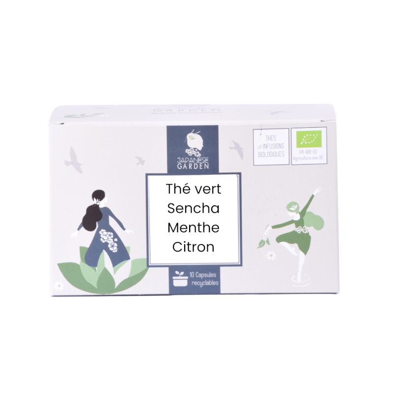 Capsule de thé vert bio Menthe Citron