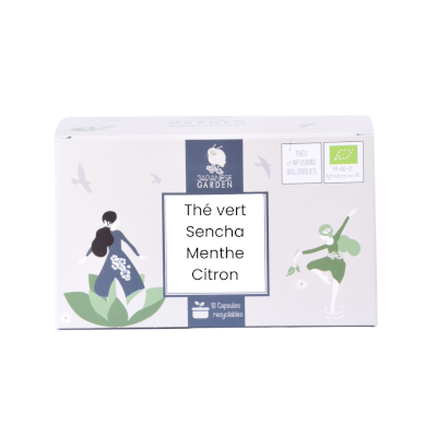 Capsule de thé vert bio Menthe Citron