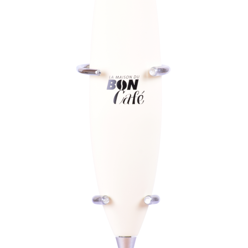 Fouet à lait mousseur électrique beige 