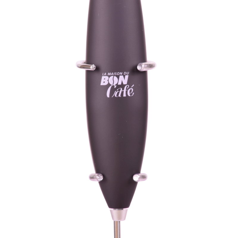 Fouet à lait mousseur électrique noir