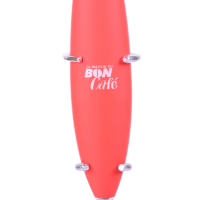 Fouet à lait mousseur électrique rouge