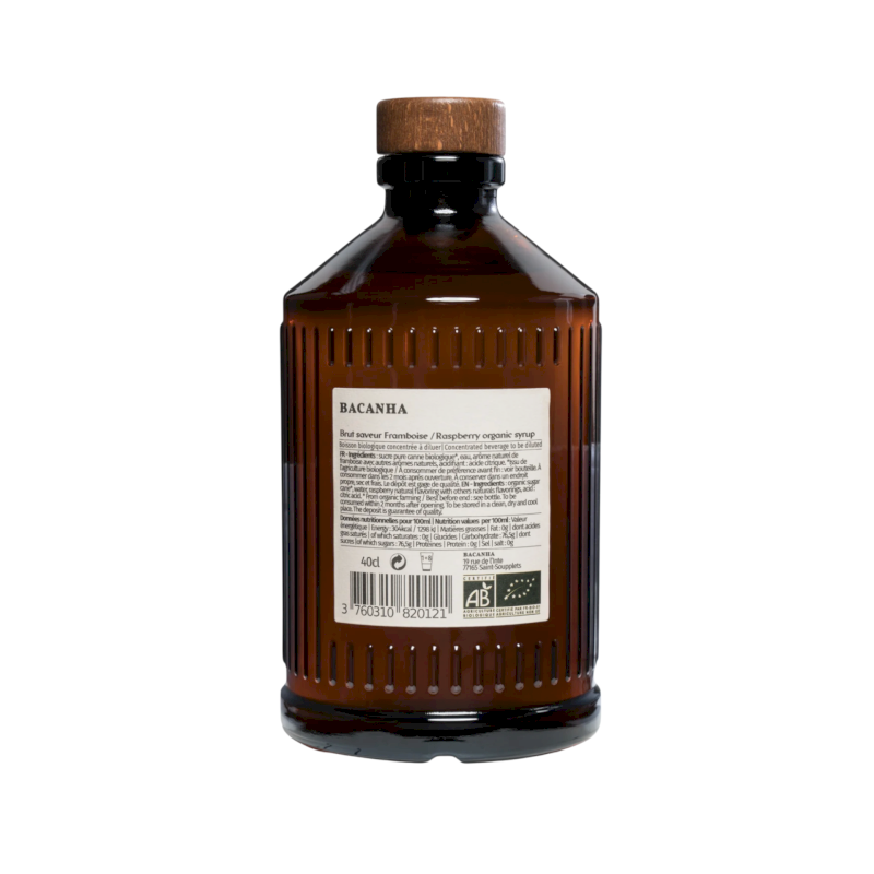 Sirop framboise bio