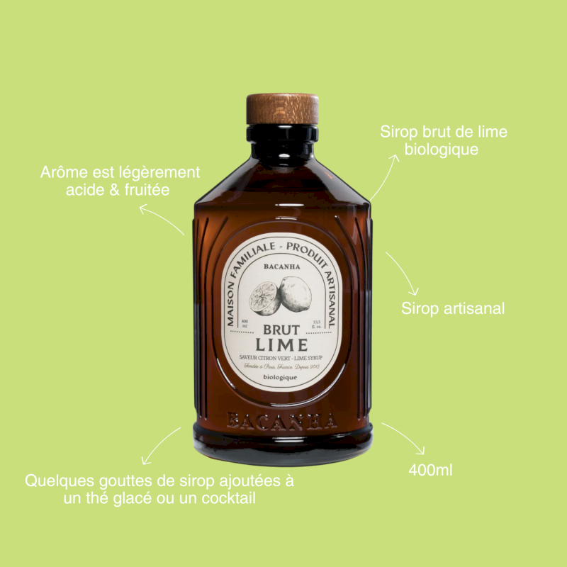 Sirop brut Lime biologique 