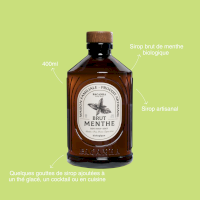 Sirop menthe biologique 