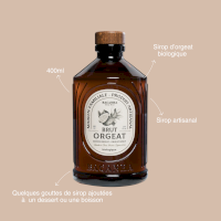 Sirop d'Orgeat biologique 