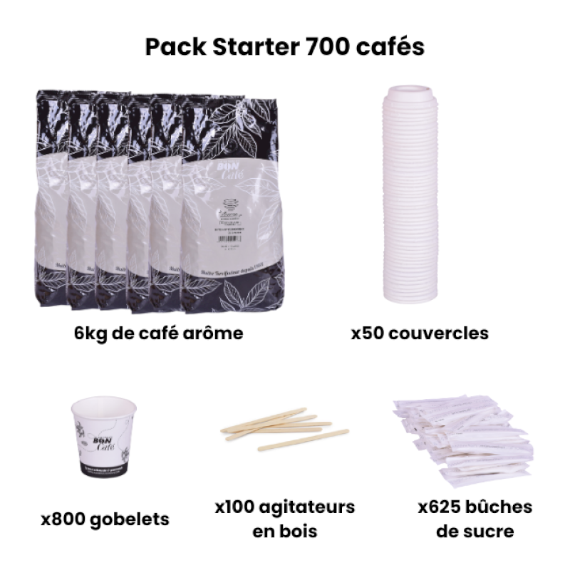 Pack Starter 700 Cafés