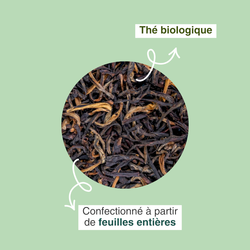 Thé jaune bio Golden Dragon