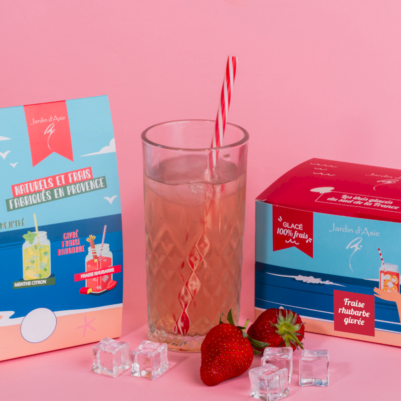 Thé Givré Fraise Rhubarbe