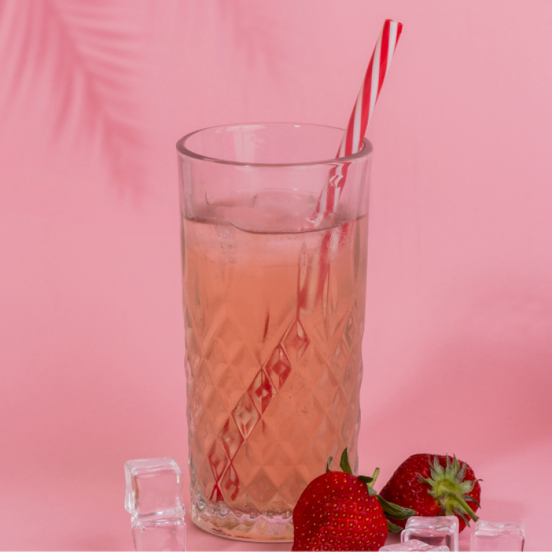 Thé Givré Fraise Rhubarbe