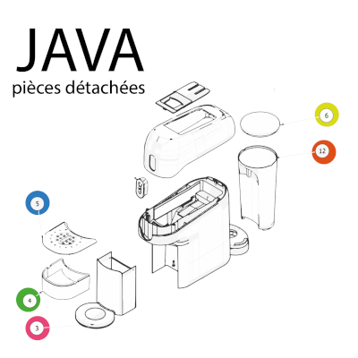 Réservoir bac JAVA POD