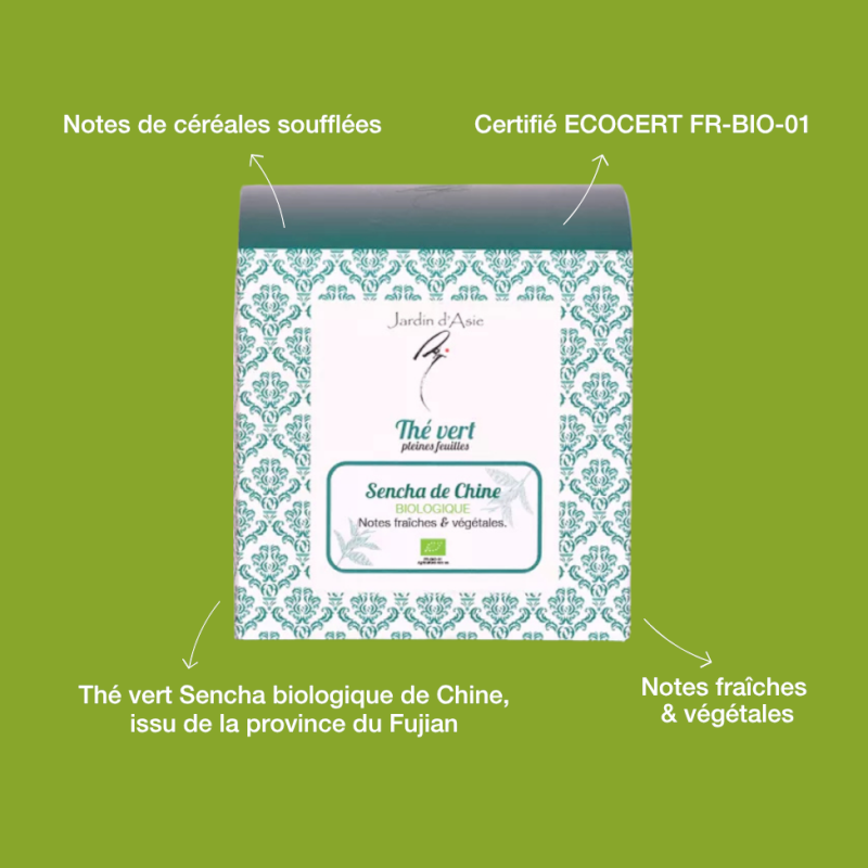 Thé vert Sencha bio