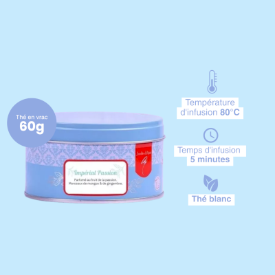 Thé Blanc Impérial passion Thé Blanc Impérial passion