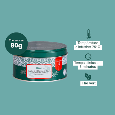 Thé vert pêche