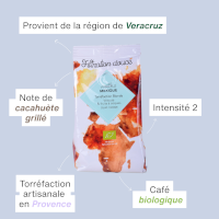 Café filtration douce bio du Mexique