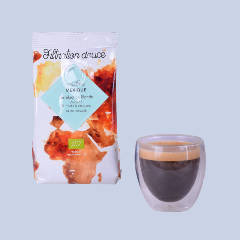 Café filtration douce bio du Mexique