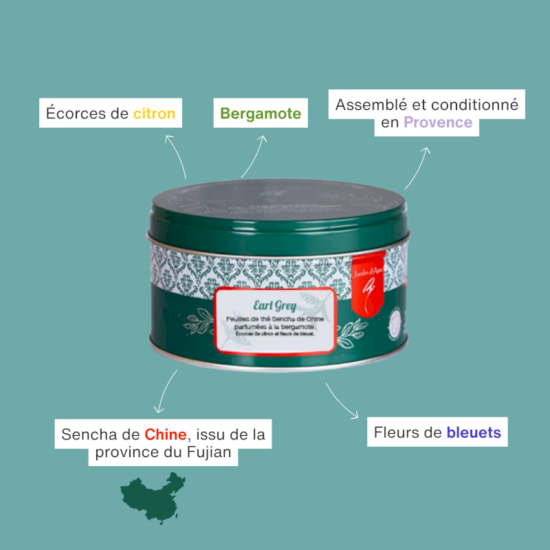 Thé vert Earl Grey Fleurs de Bleuet