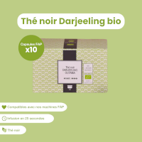 Capsule de thé noir Darjeeling bio
