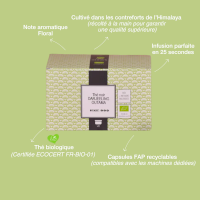 Capsule de thé noir Darjeeling bio