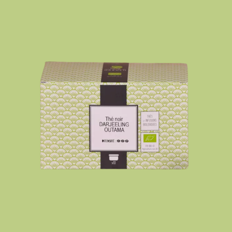 Capsule de thé noir Darjeeling bio