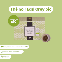 Capsule de thé noir Earl Grey bio