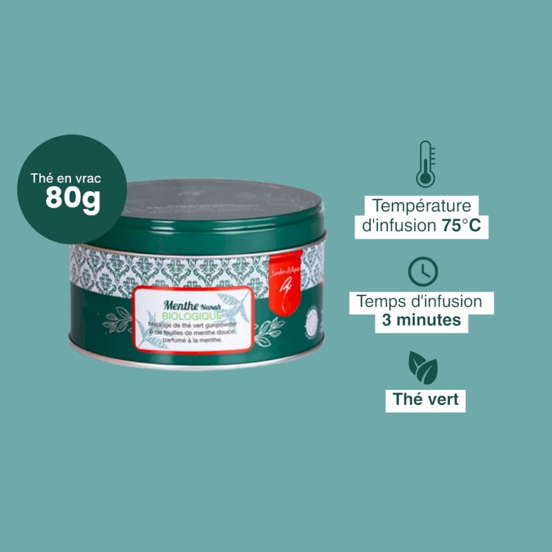 Thé vert Menthe Nanah bio
