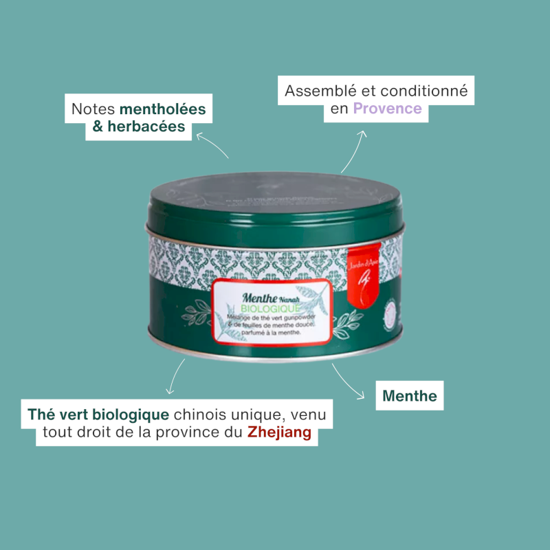 Thé vert Menthe Nanah bio