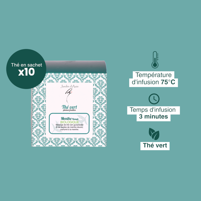 Thé vert Menthe Nanah bio