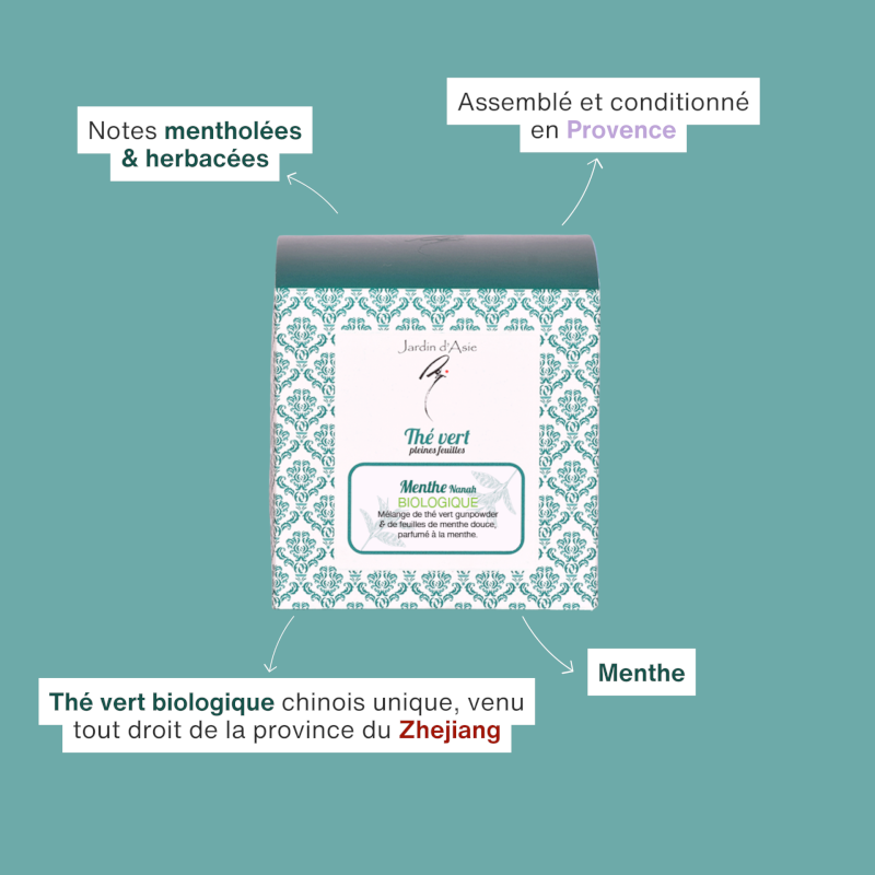 Thé vert Menthe Nanah bio