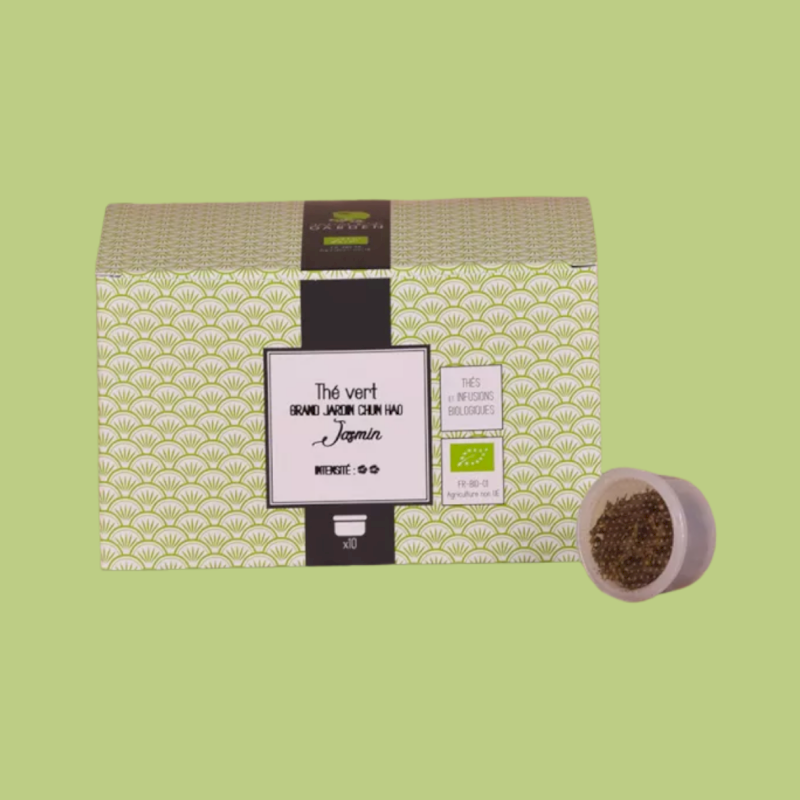 Capsule de thé vert Jasmin bio
