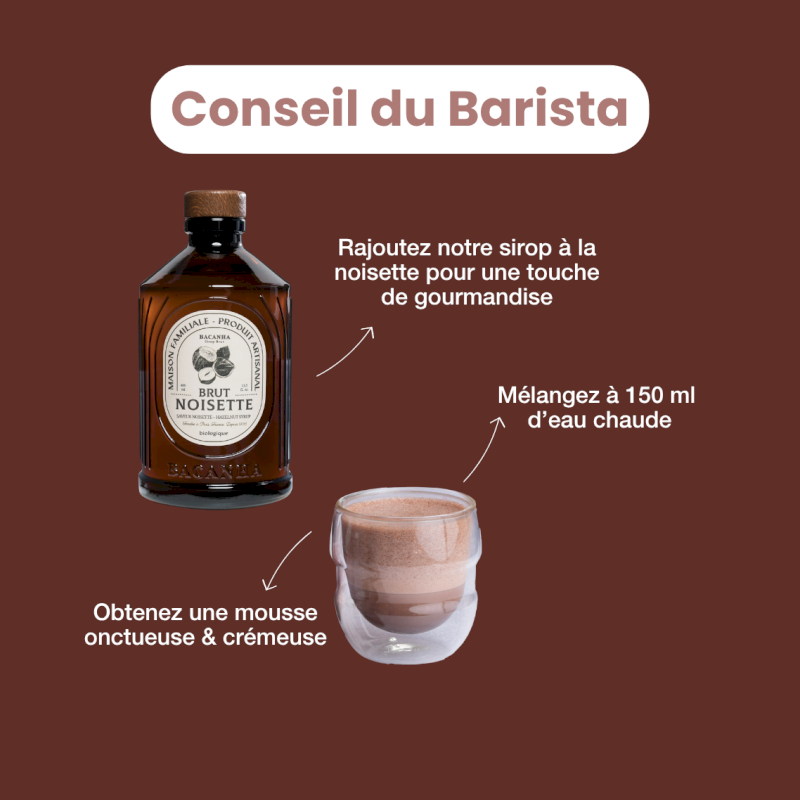 Chocolat chaud noisette