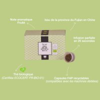 Capsule de thé vert Sencha bio