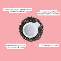 Dosette Thé noir Darjeeling biologique