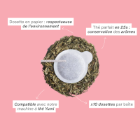 Dosette Thé vert Sencha biologique