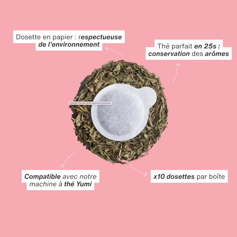 Dosette Thé vert Sencha biologique