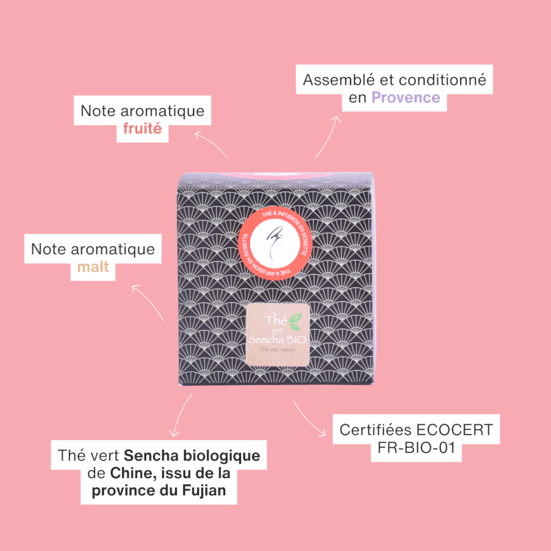 Dosette Thé vert Sencha biologique