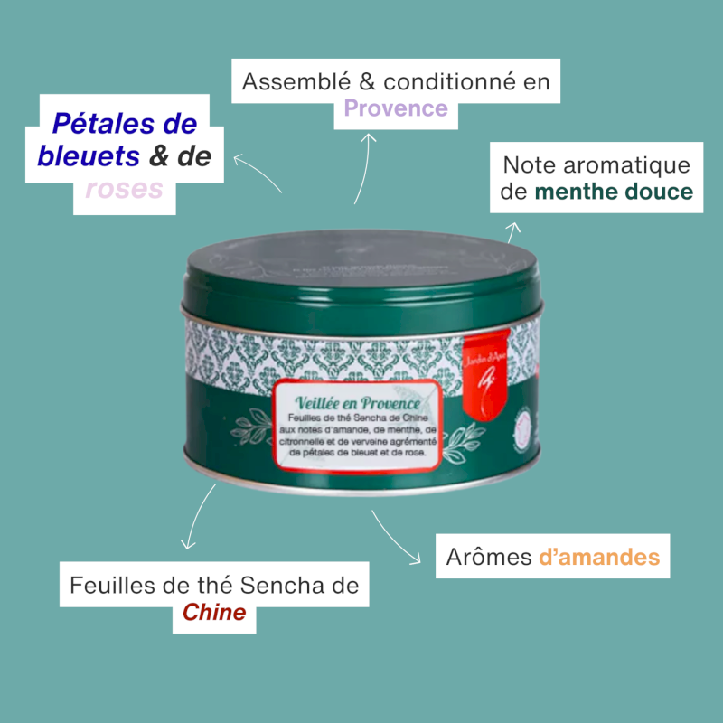 Thé vert veillée en Provence