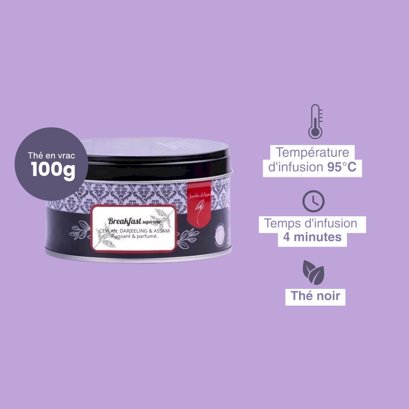 Thé noir Breakfast supérieur