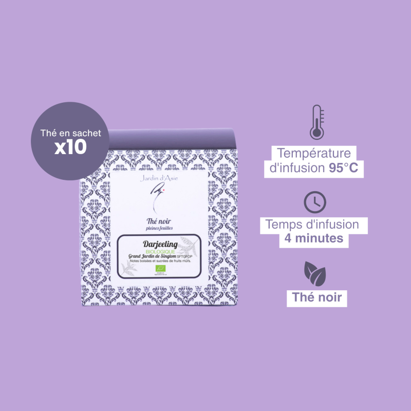 Thé noir Darjeeling Outama bio