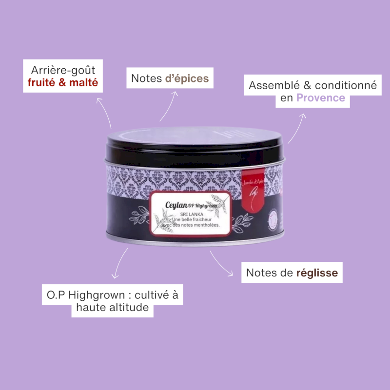 Thé noir Ceylan OP Highgrown