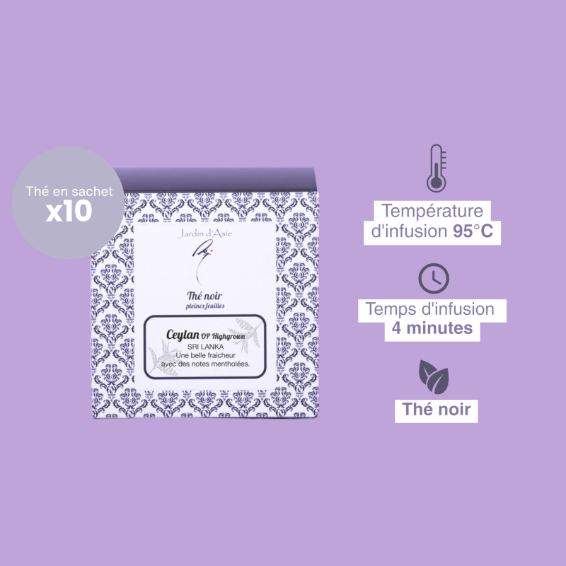 Thé noir Ceylan OP Highgrown