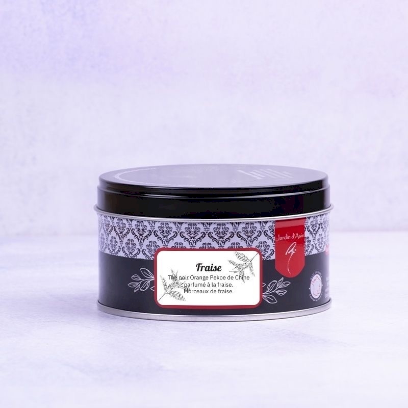 Thé noir fraise