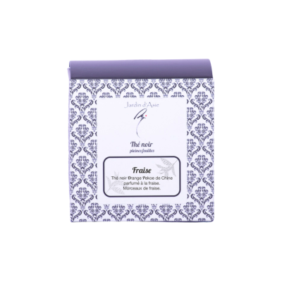 Thé noir fraise