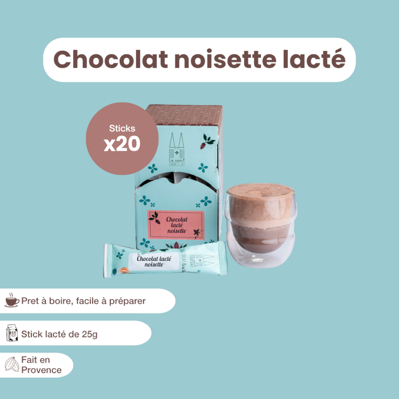 Chocolat chaud noisette lacté