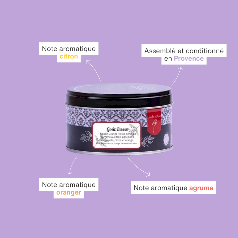 Thé noir goût russe