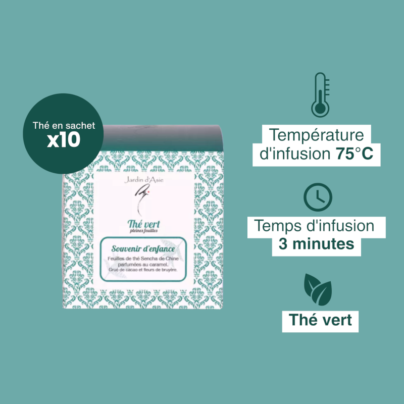 Thé vert souvenir d'enfance